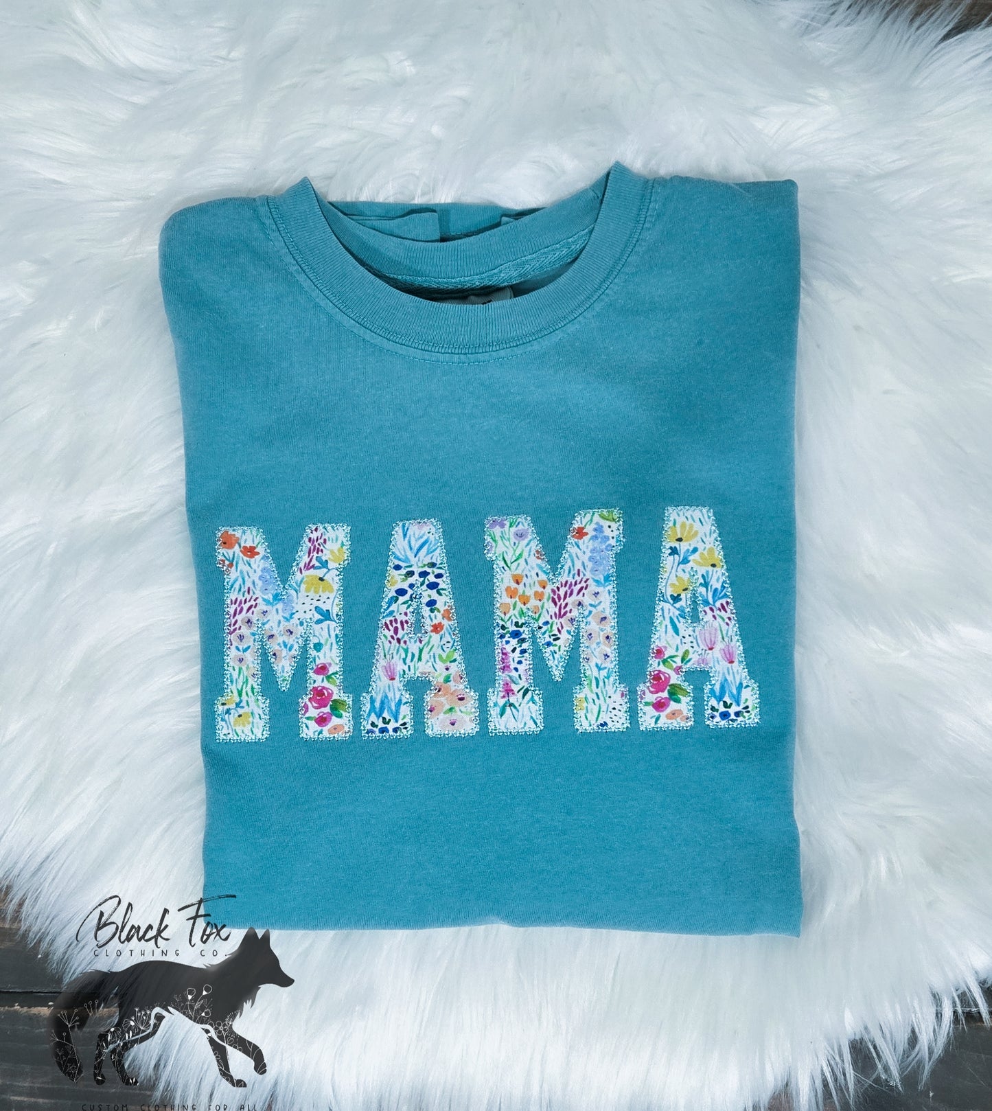 Spring floral MAMA t-shirt