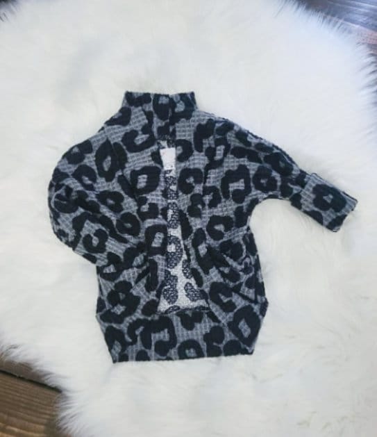 Leopard Baby Girl Cardigan Sweater, Grow with Me Sweater, Cute Baby Girl Clothes, Baby Slouchy Sweater leopard, Spring Baby Clothes Girl